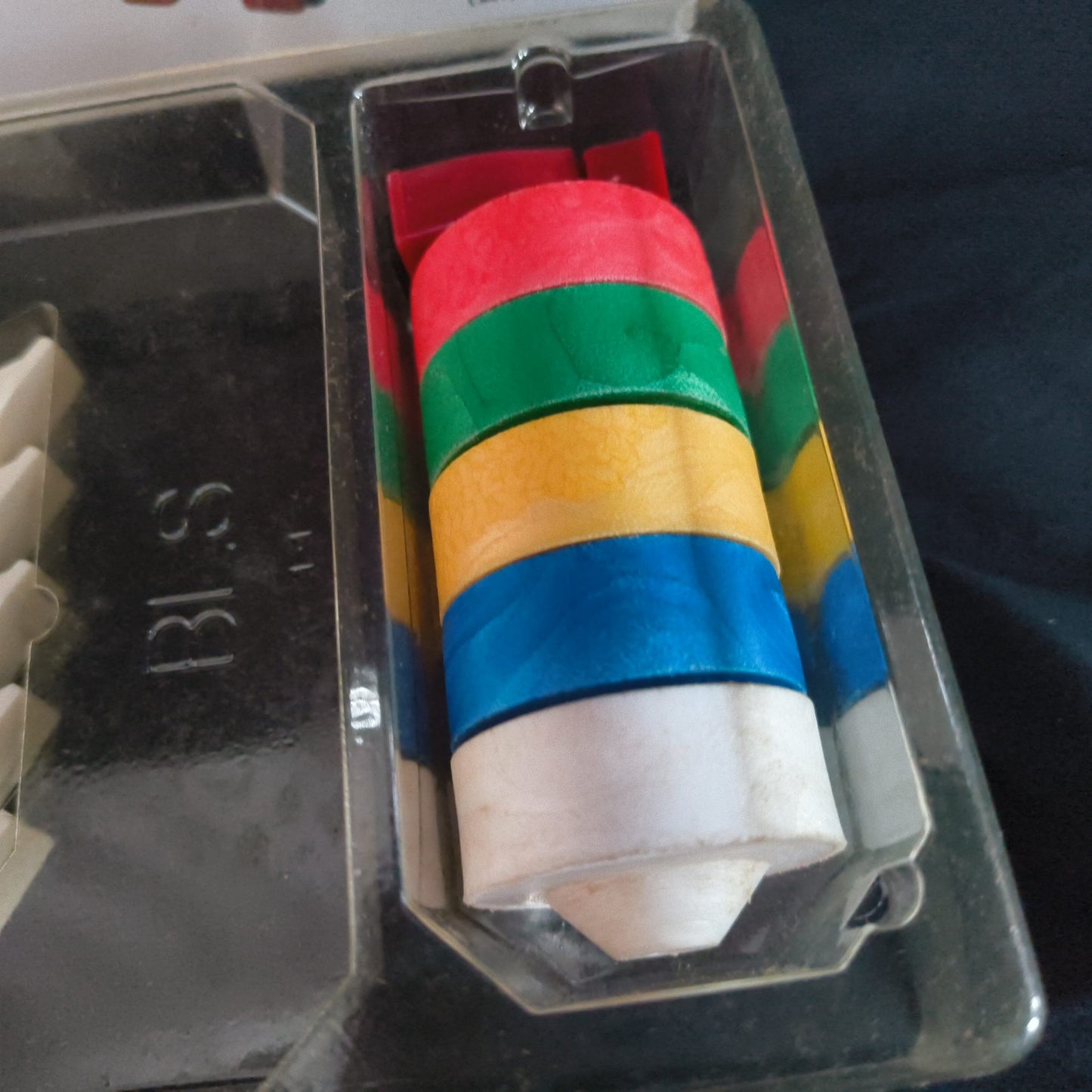 Nintendo Famicom Robot Block STACK-UP Parts w/Box, Game Cartridge is missing