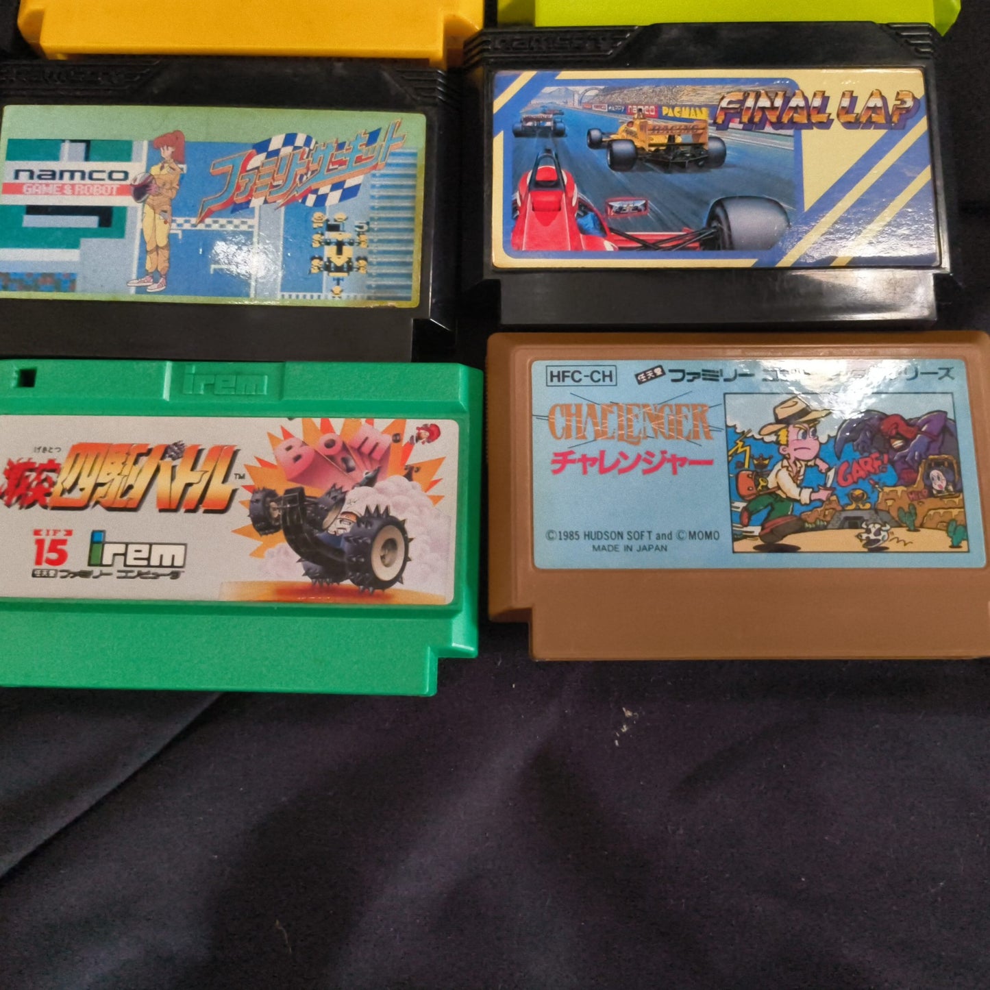 Wholesale lots of 21 Nintendo Famicom FC NES Game Cartridges set, Japan-h0916-