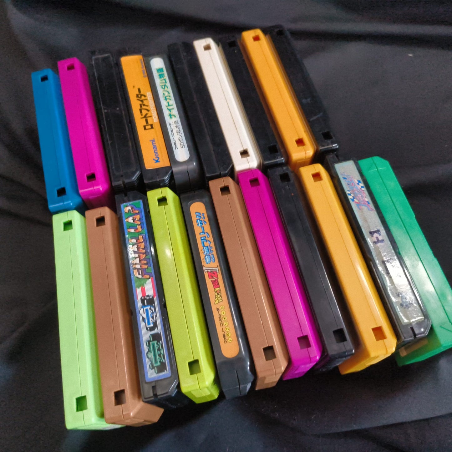 Wholesale lots of 21 Nintendo Famicom FC NES Game Cartridges set, Japan-h0916-