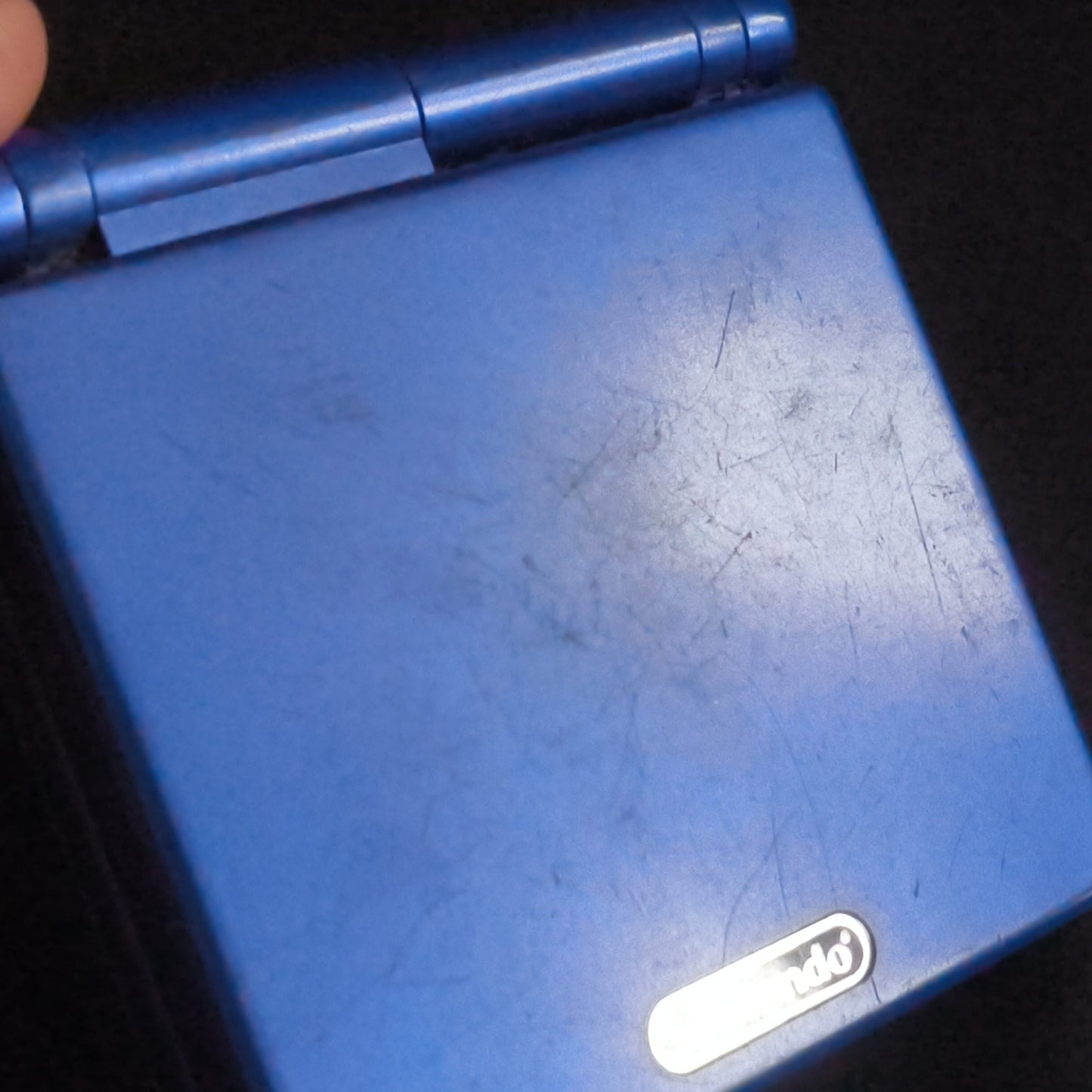 Used, Nintendo GAMEBOY ADVANCE SP GBA SP Blue Console and Game set, Japan-h0916-