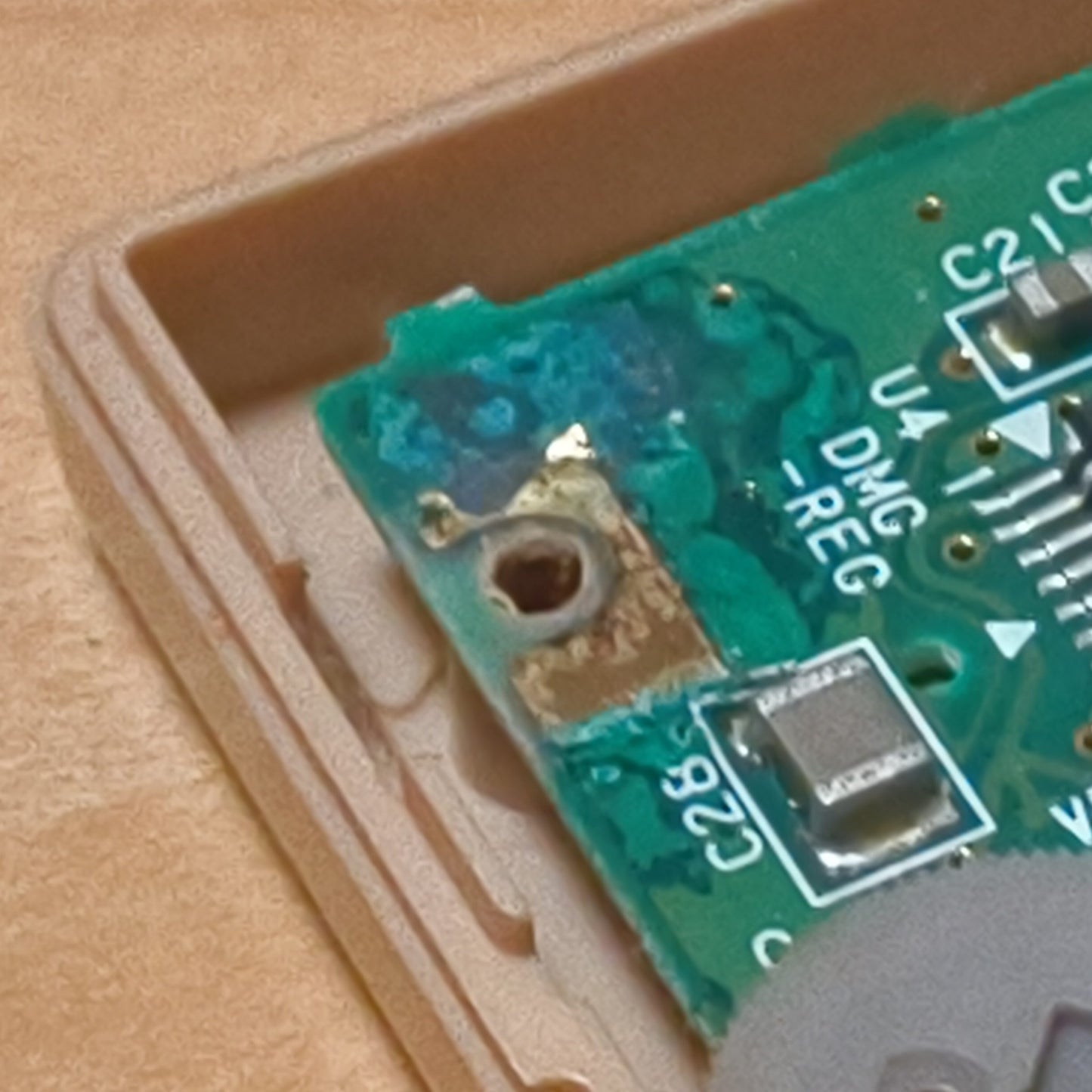 JUNK, For parts Nintendo Gameboy Gold Silver color console MGB-101, Japan