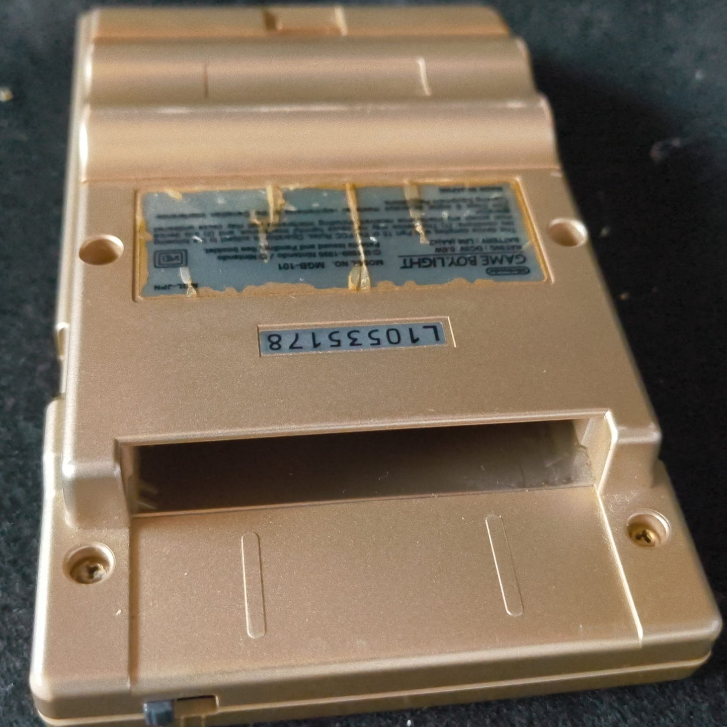 JUNK, For parts Nintendo Gameboy Gold Silver color console MGB-101, Japan