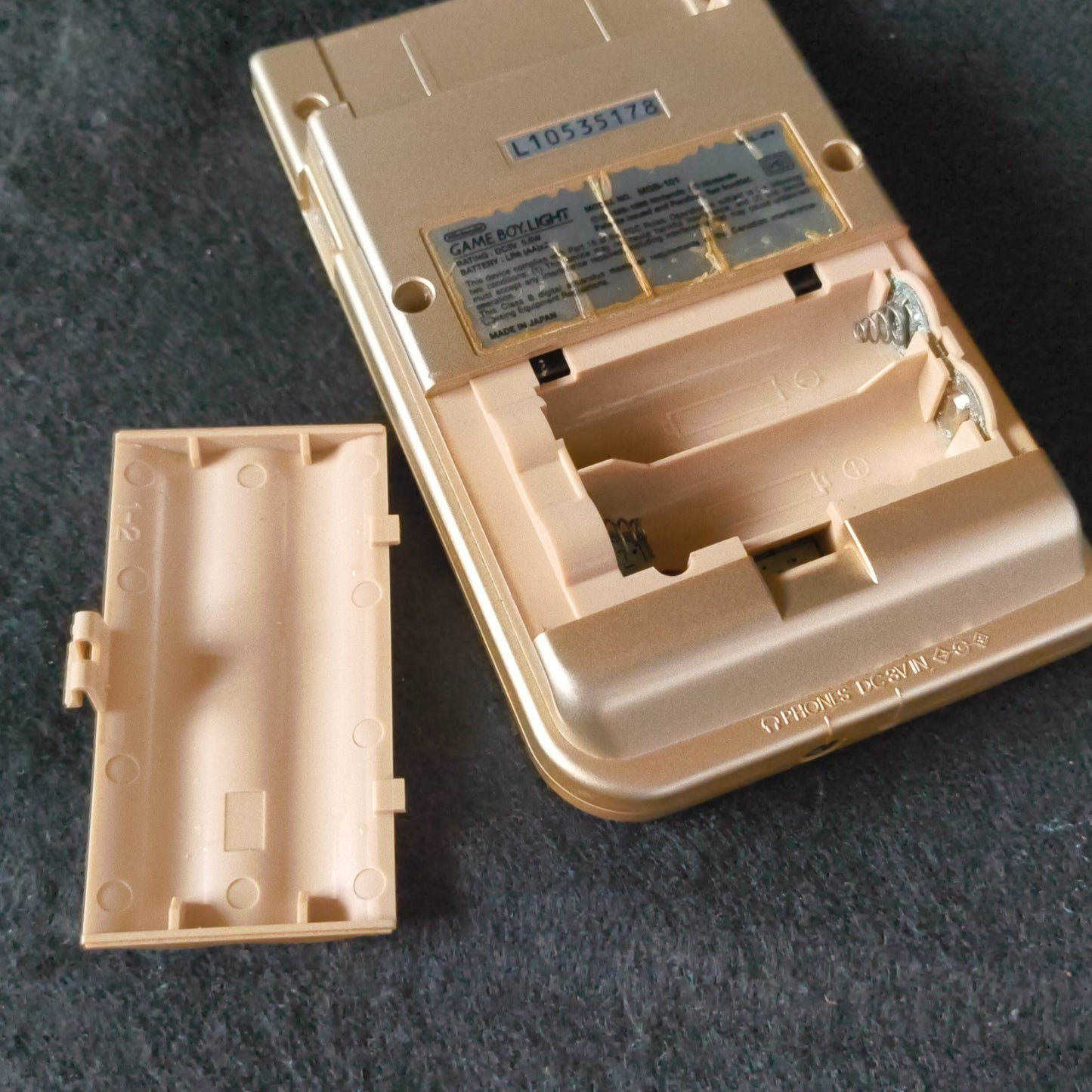 JUNK, For parts Nintendo Gameboy Gold Silver color console MGB-101, Japan