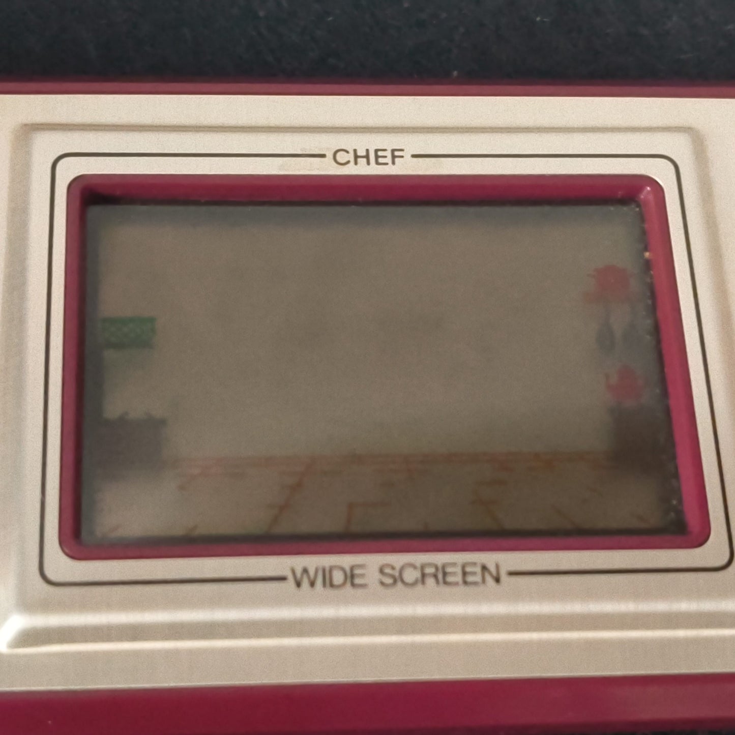 Vintage Nintendo Game & Watch CHEF Handheld game, w/Manual, Box set,Working