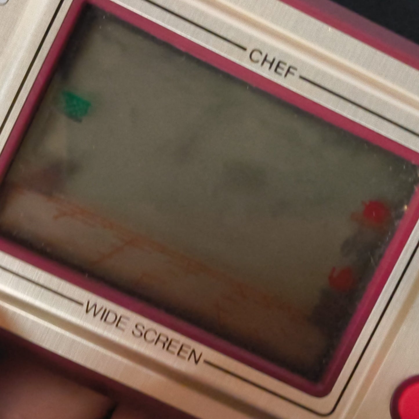 Vintage Nintendo Game & Watch CHEF Handheld game, w/Manual, Box set,Working