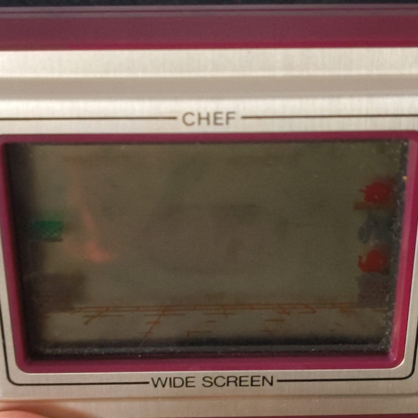 Vintage Nintendo Game & Watch CHEF Handheld game, w/Manual, Box set,Working