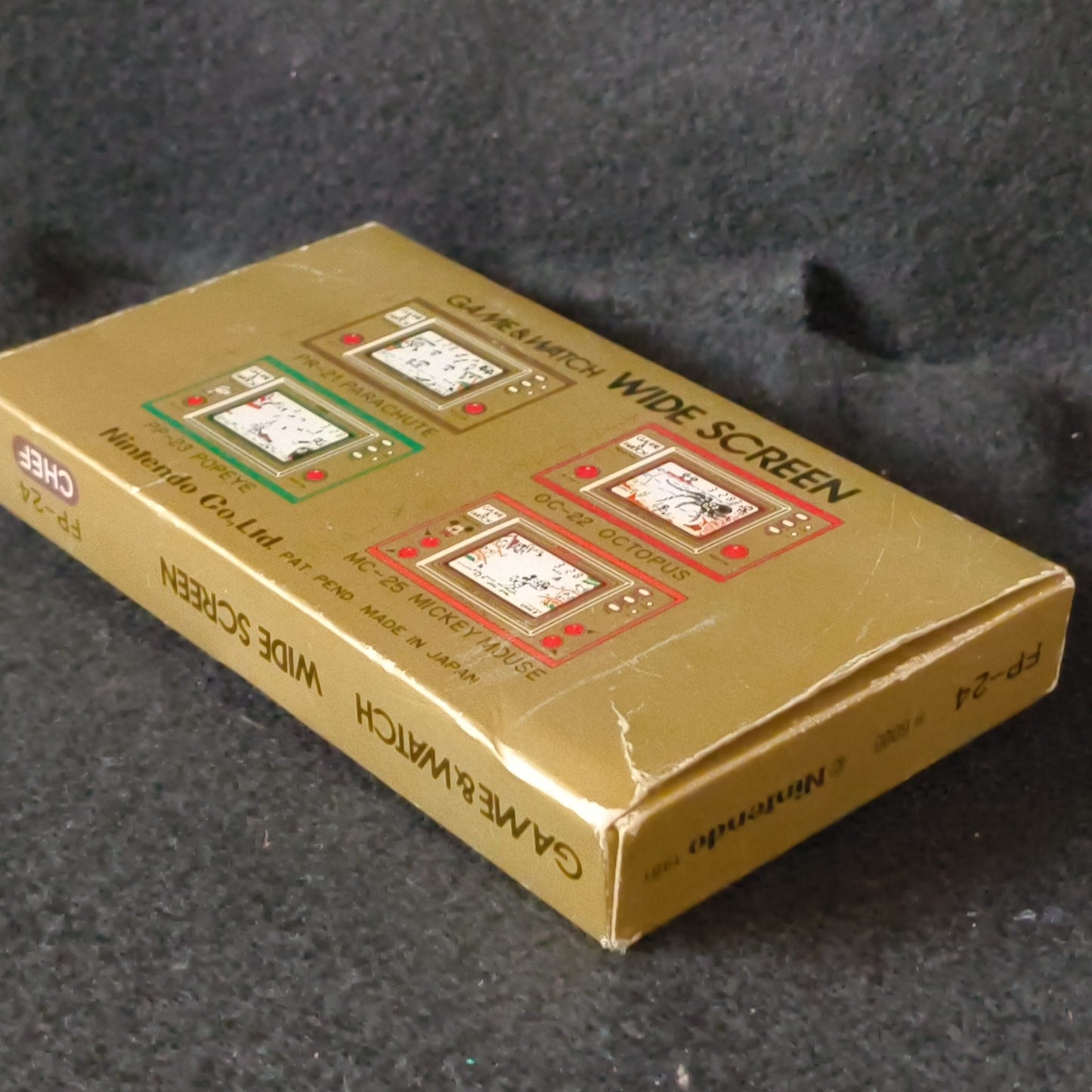 Vintage Nintendo Game & Watch CHEF Handheld game, w/Manual, Box set,Working