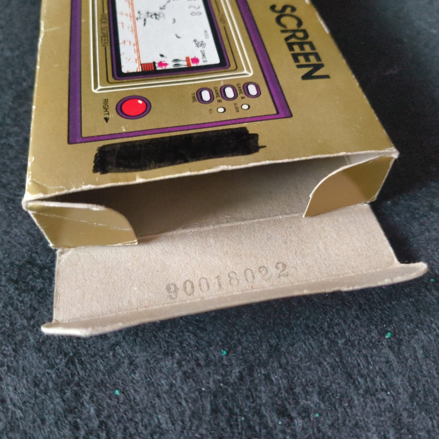 Vintage Nintendo Game & Watch CHEF Handheld game, w/Manual, Box set,Working