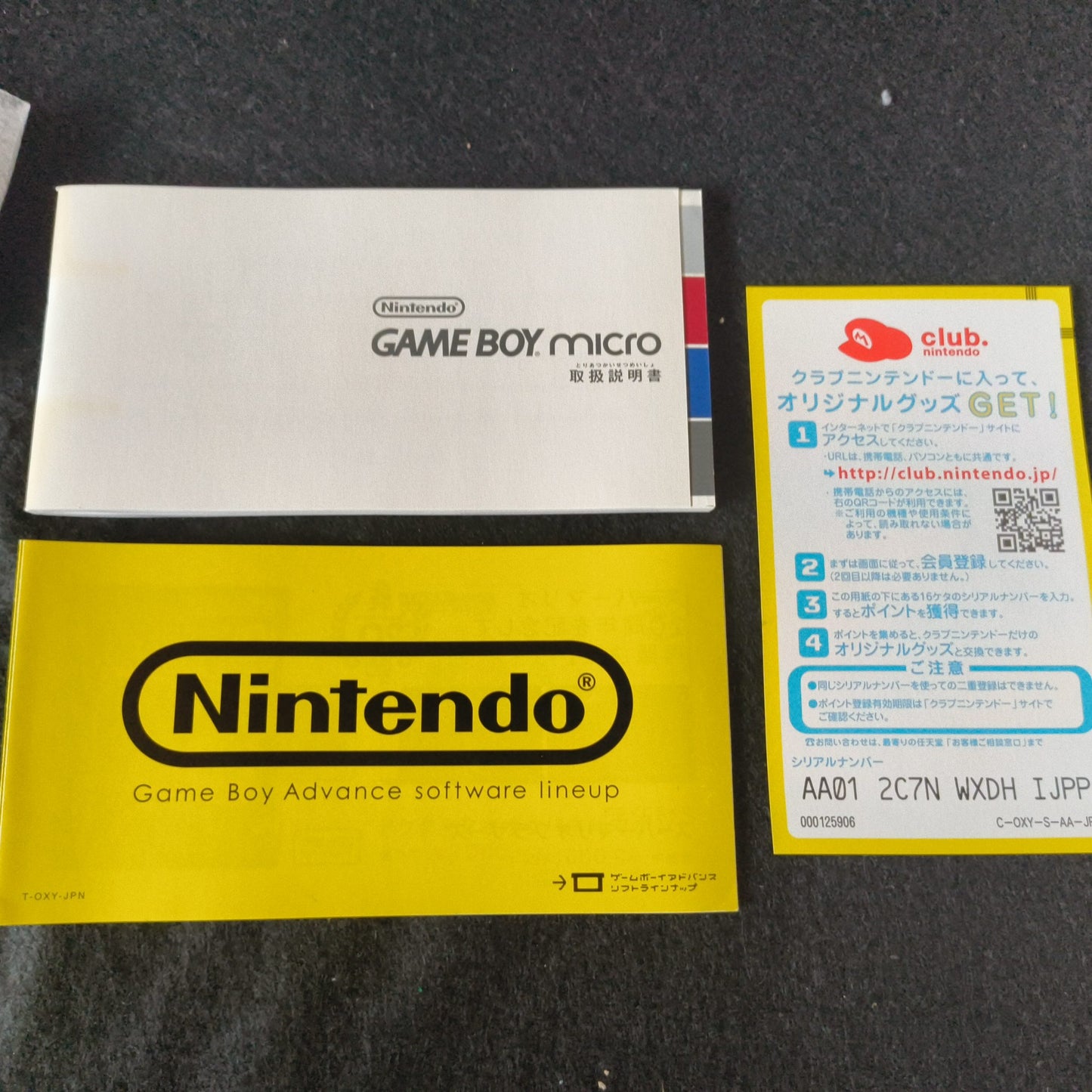 Nintendo Gameboy Micro Silver color Edition console OXY-001,w/Game, Box, Working