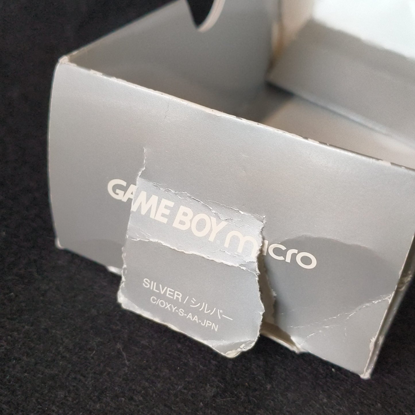 Nintendo Gameboy Micro Silver color Edition console OXY-001,w/Game, Box, Working