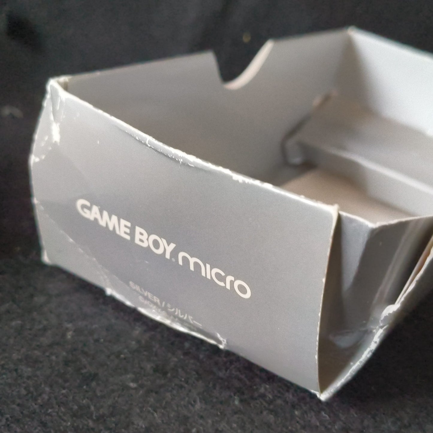 Nintendo Gameboy Micro Silver color Edition console OXY-001,w/Game, Box, Working