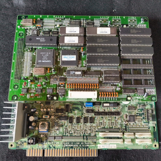 Street Fighter EX 2 Plus CAPCOM Arcade PCB System JAMMA Board, Working, Japan