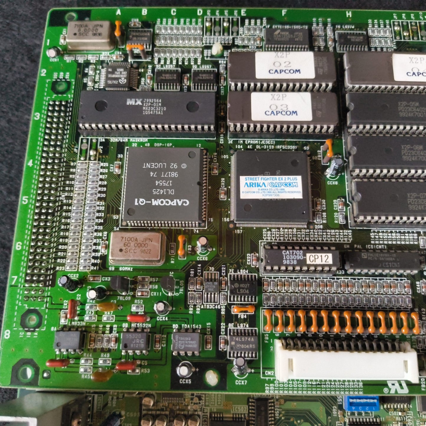 Street Fighter EX 2 Plus CAPCOM Arcade PCB System JAMMA Board, Working, Japan