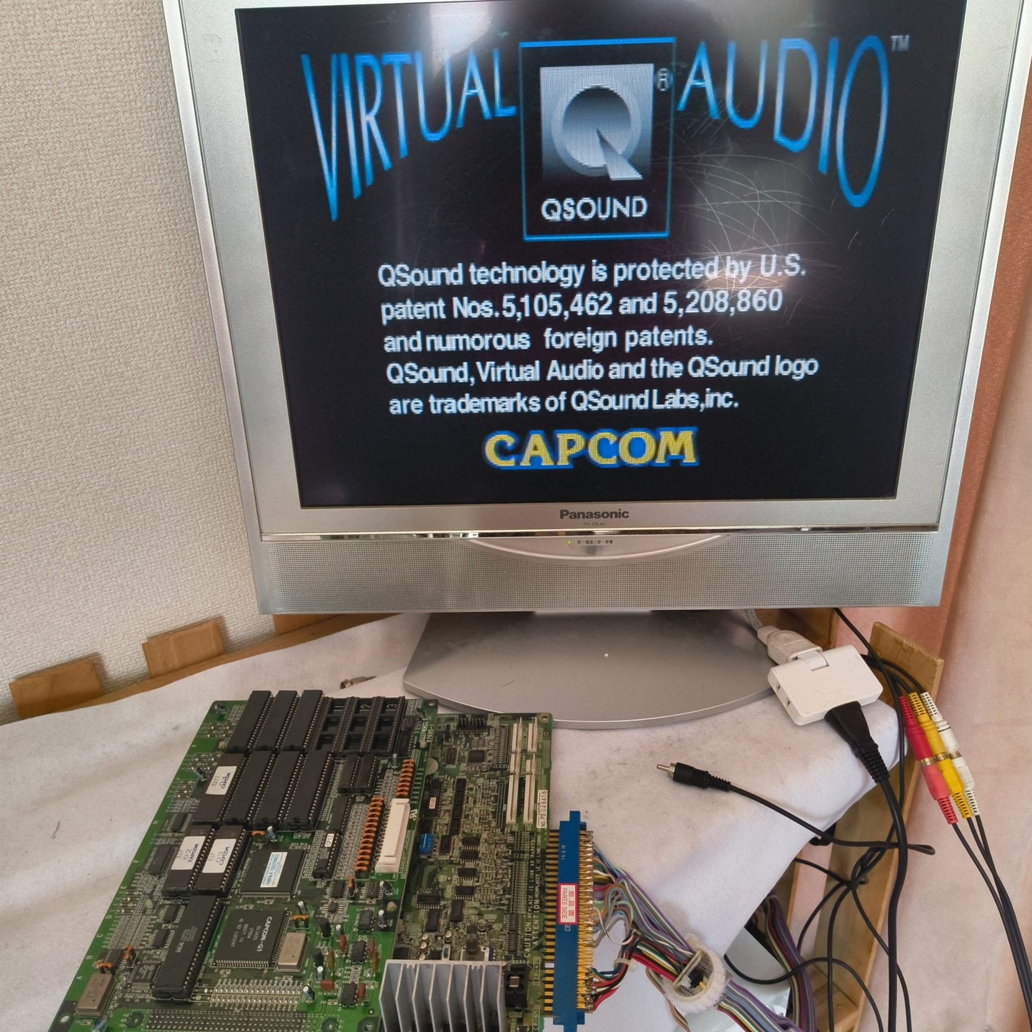 Street Fighter EX 2 Plus CAPCOM Arcade PCB System JAMMA Board, Working, Japan