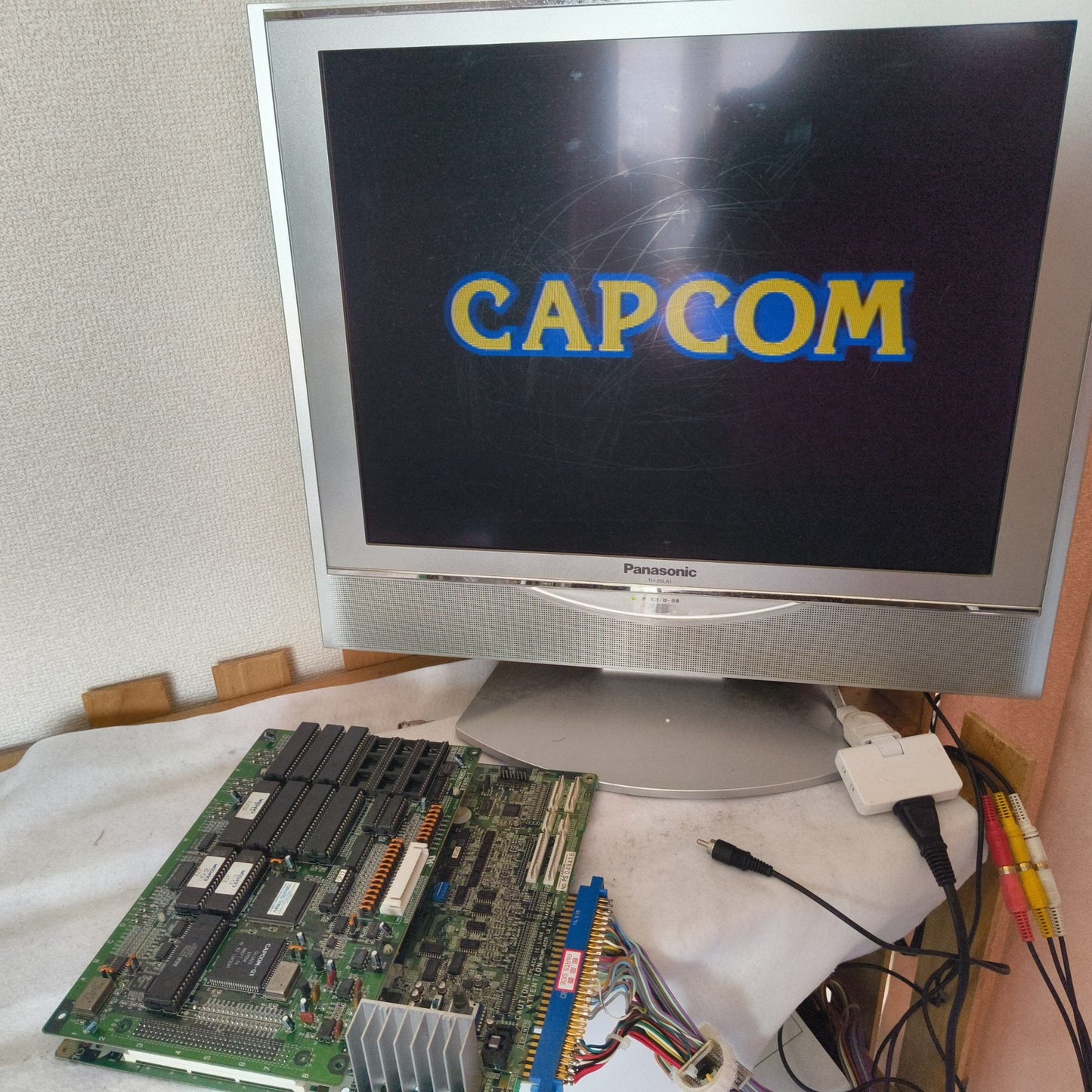 Street Fighter EX 2 Plus CAPCOM Arcade PCB System JAMMA Board, Working, Japan