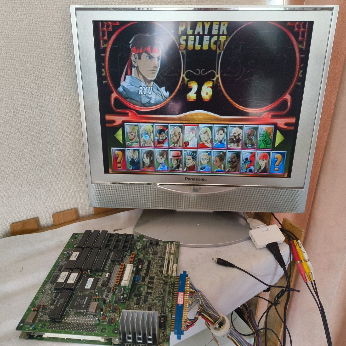 Street Fighter EX 2 Plus CAPCOM Arcade PCB System JAMMA Board, Working, Japan