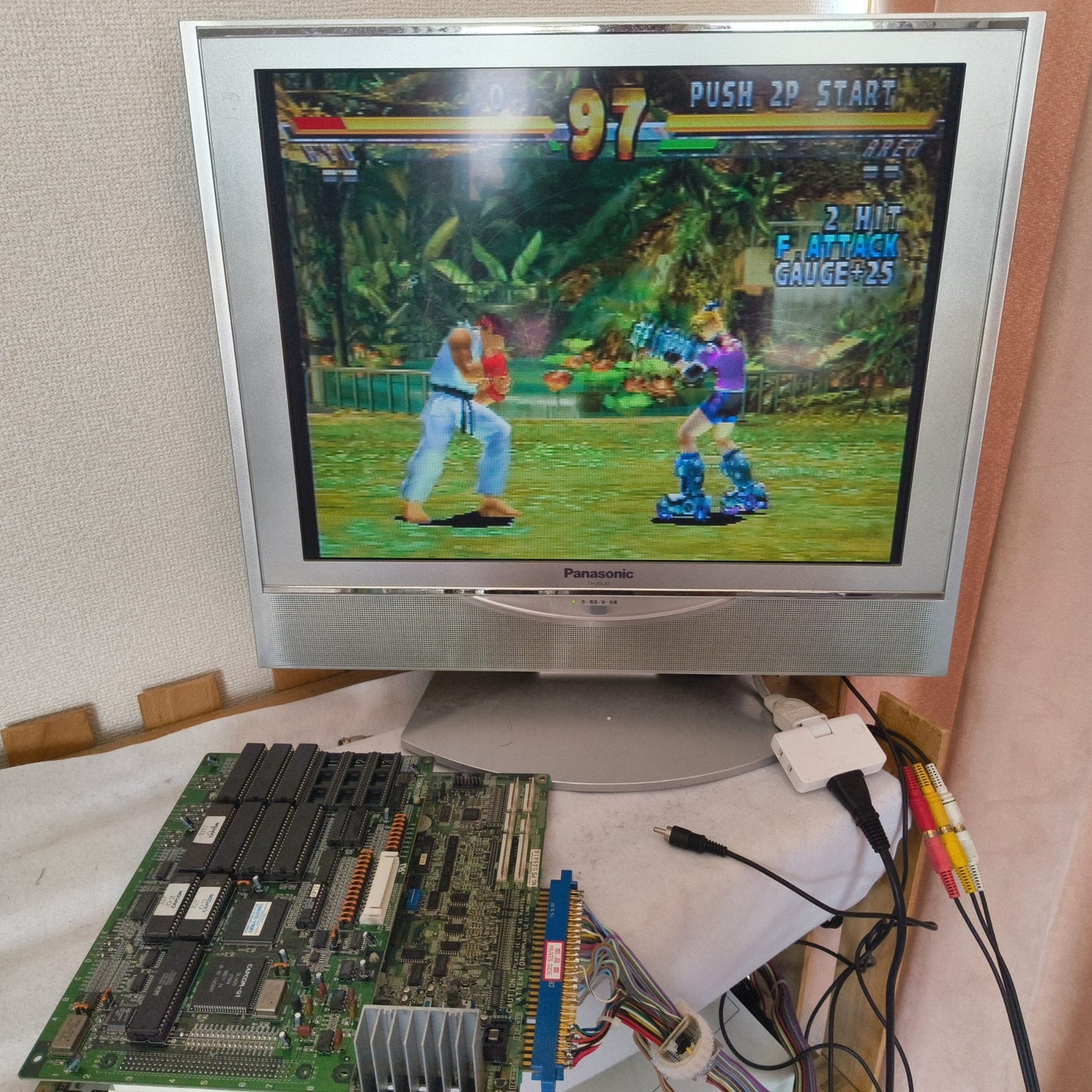 Street Fighter EX 2 Plus CAPCOM Arcade PCB System JAMMA Board, Working, Japan