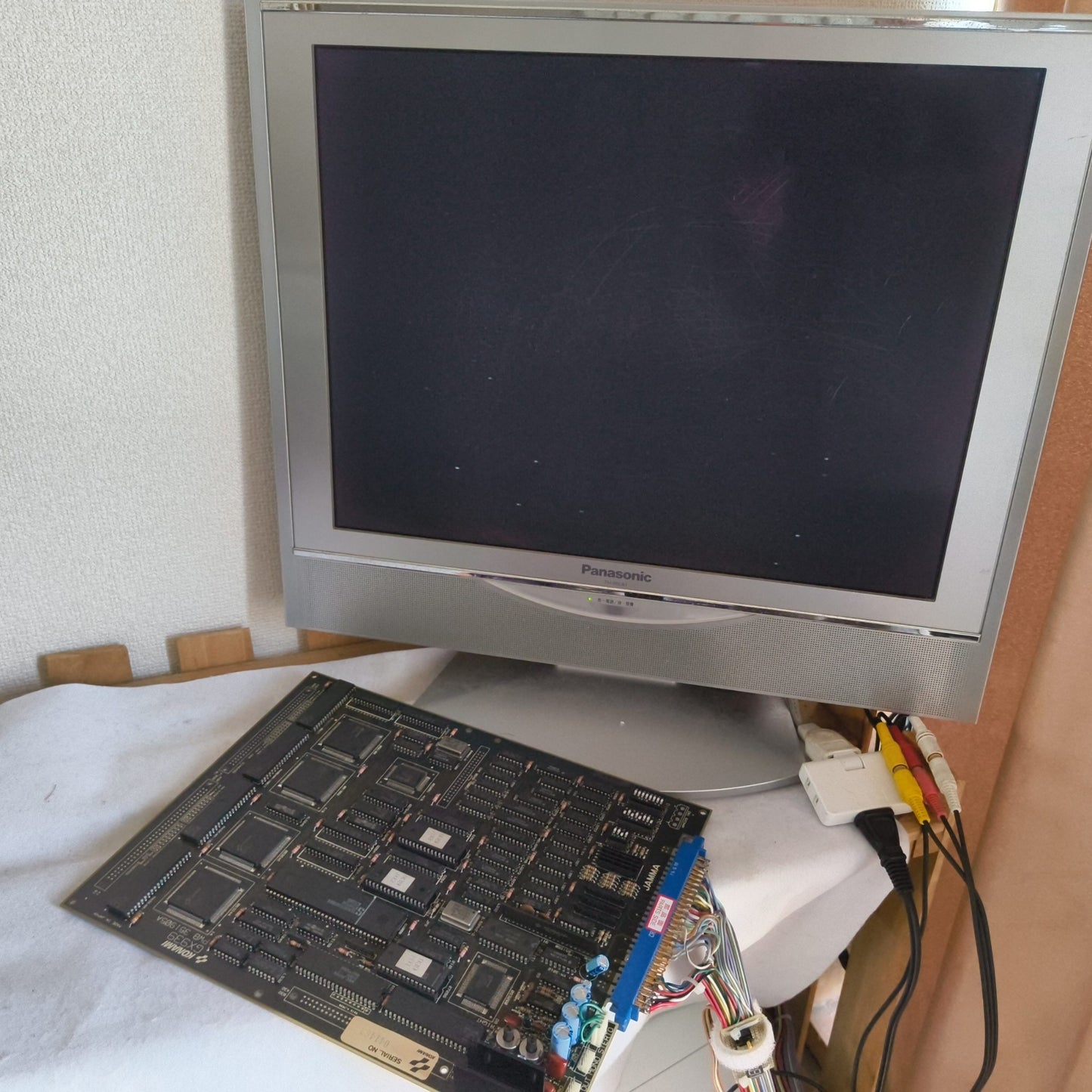 Trigon Lightning Fighters KONAMI Arcade PCB System JAMMA Board, Working, Japan