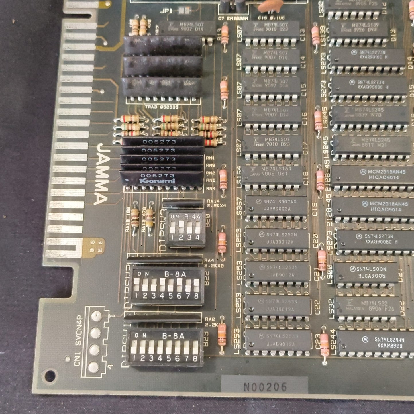 Trigon Lightning Fighters KONAMI Arcade PCB System JAMMA Board, Working, Japan