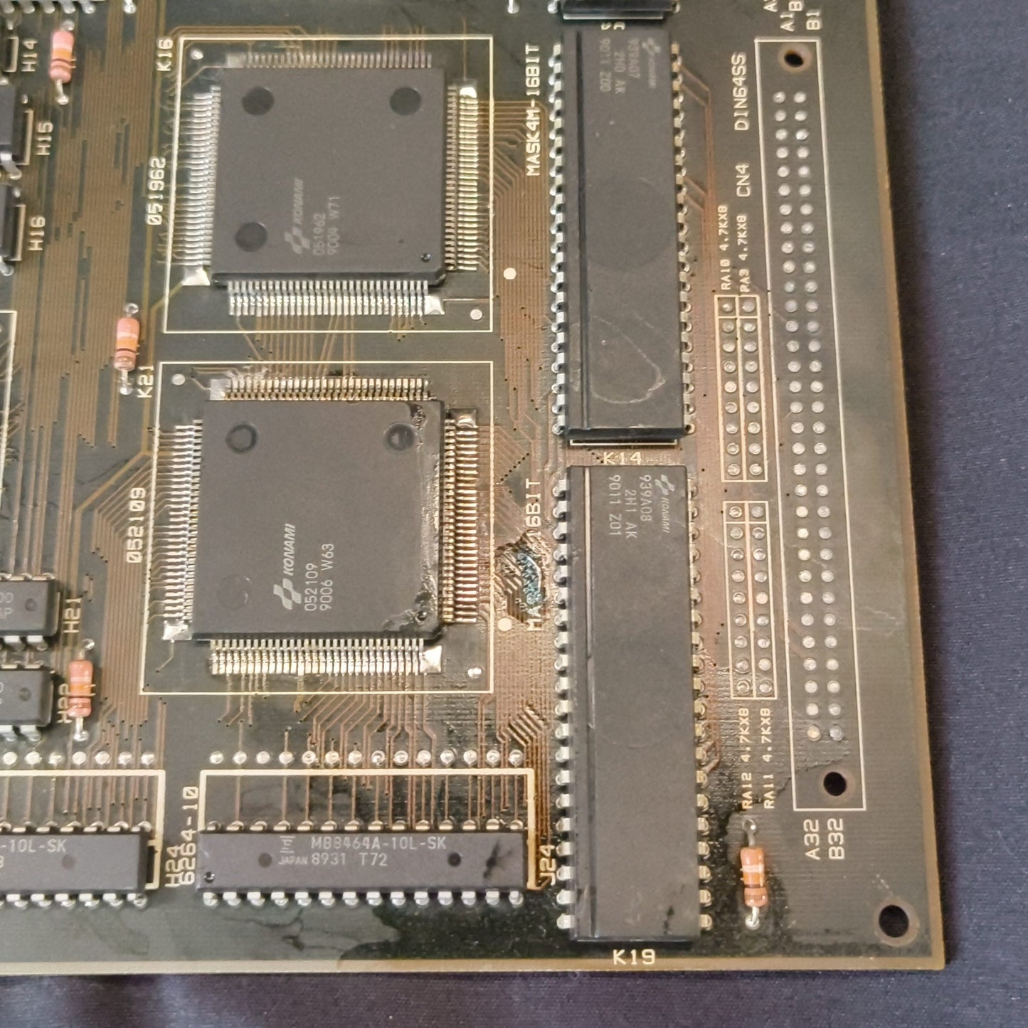 Trigon Lightning Fighters KONAMI Arcade PCB System JAMMA Board, Working, Japan