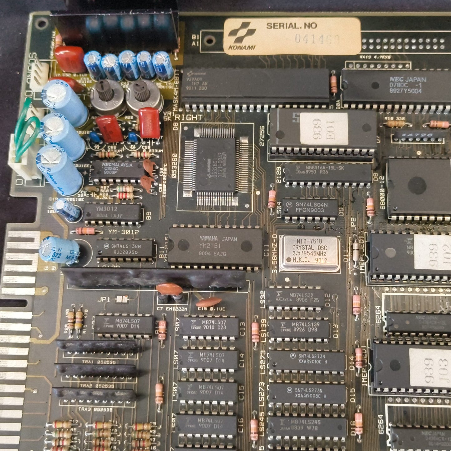 Trigon Lightning Fighters KONAMI Arcade PCB System JAMMA Board, Working, Japan