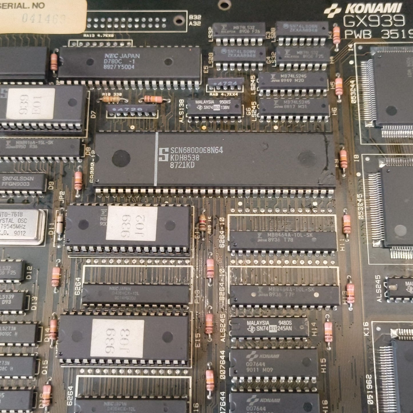 Trigon Lightning Fighters KONAMI Arcade PCB System JAMMA Board, Working, Japan