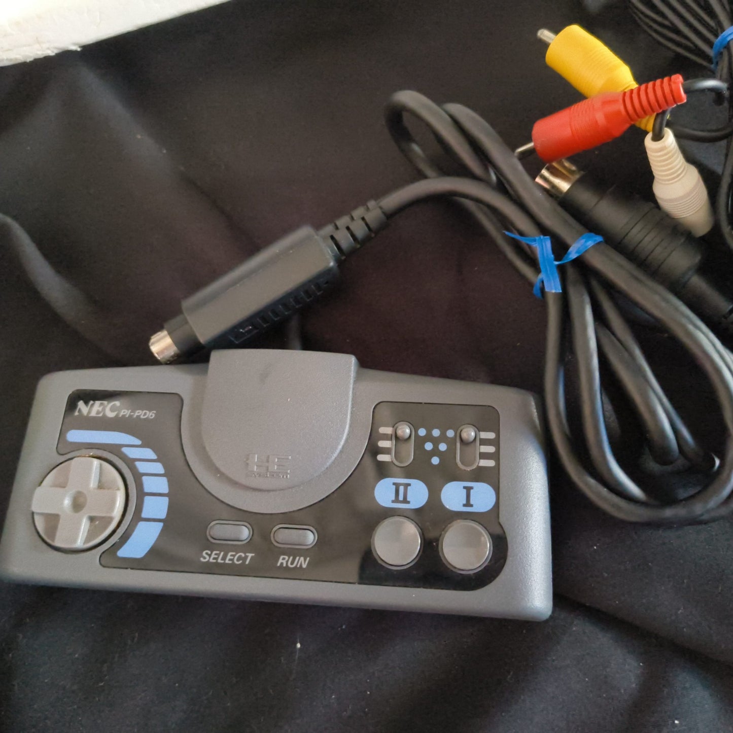 NEC PC Engine Coregrafx Console PI-TG3 TurboGrafx16, w/Pad, PSU, AV cable, Box