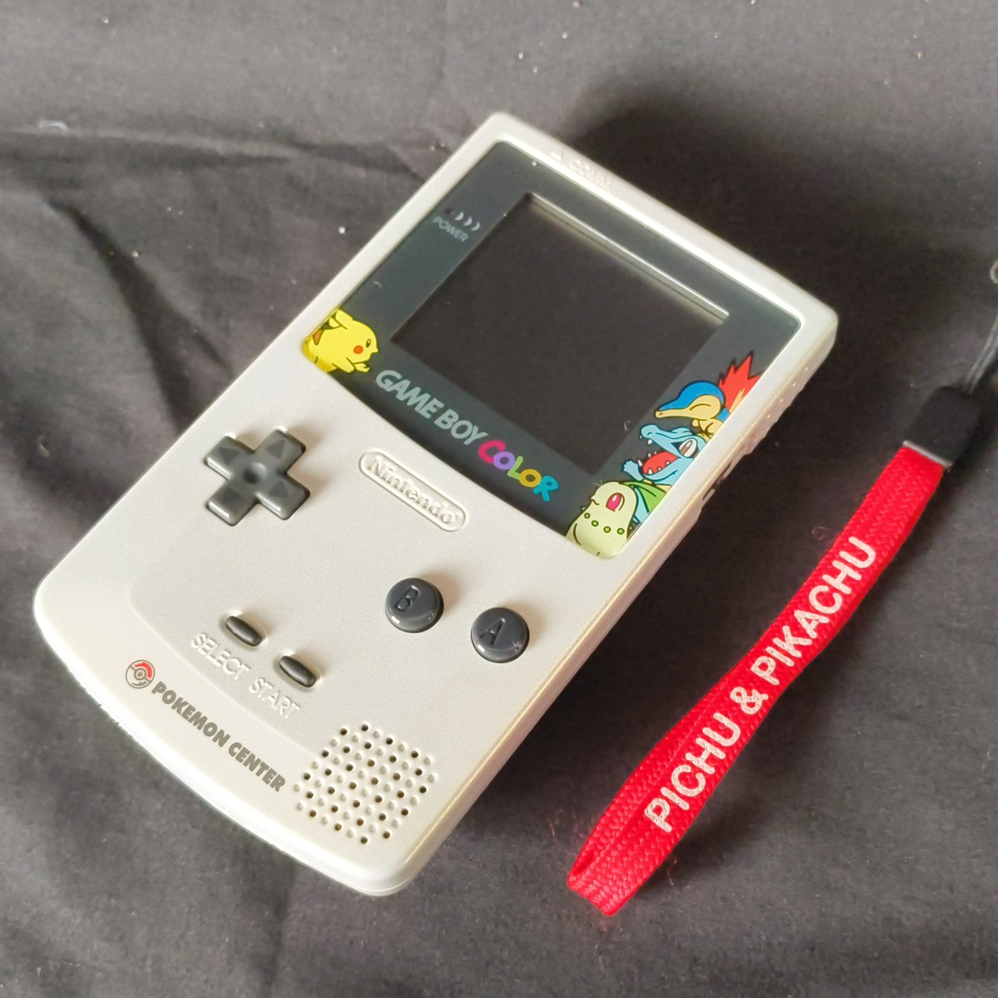 JUNK, Broken, Gameboy Color Pokemon Center Limited Edition silver cons ...