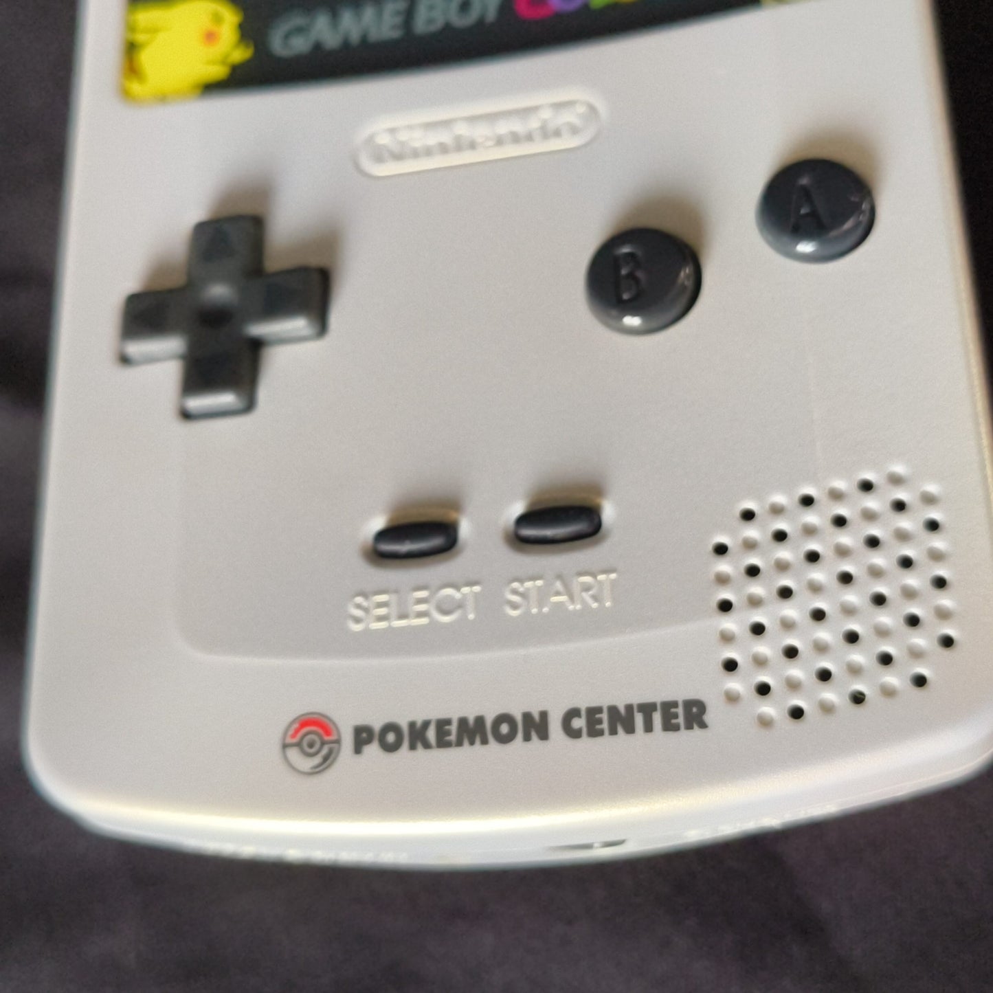 JUNK, Broken, Gameboy Color Pokemon Center Limited Edition silver console set