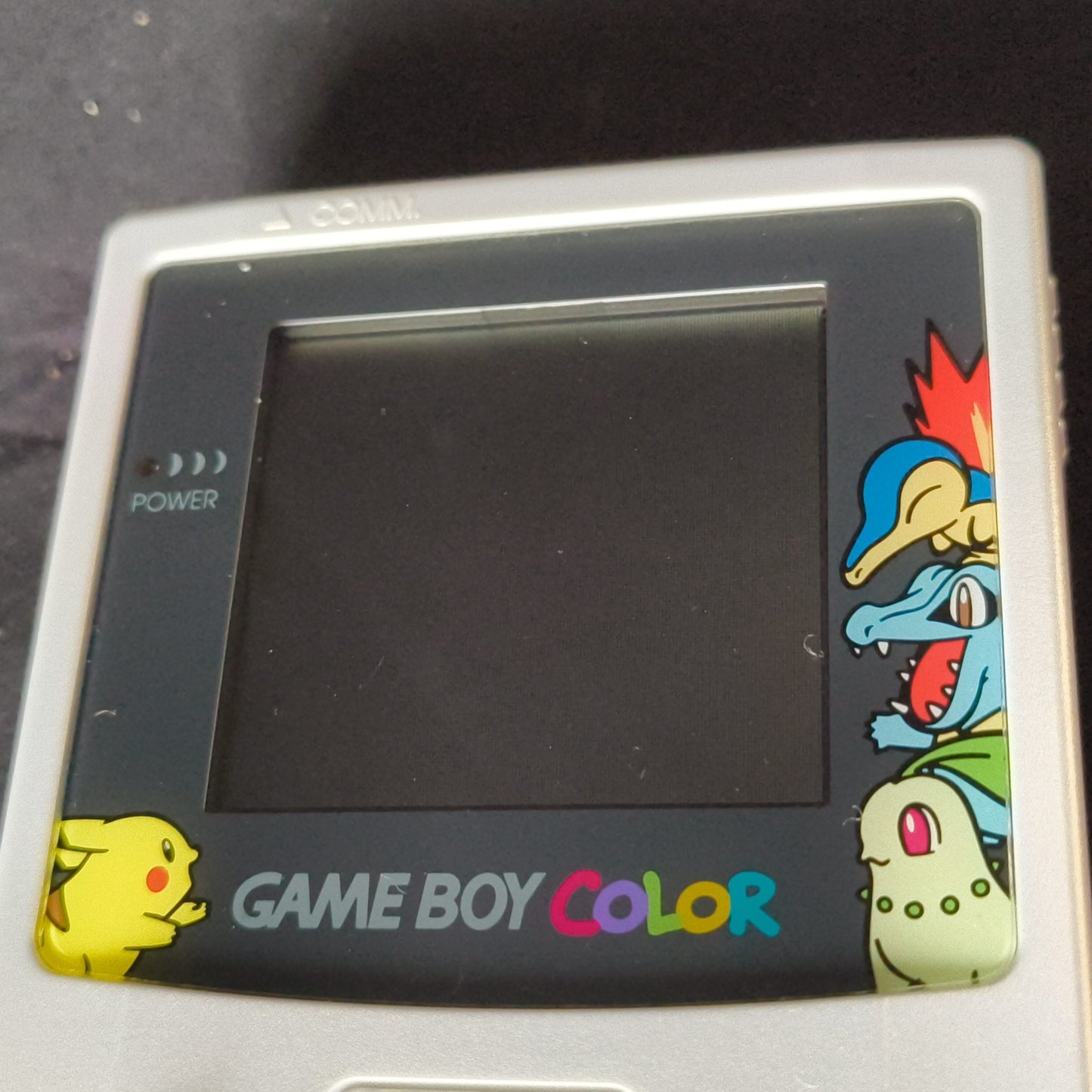 JUNK, Broken, Gameboy Color Pokemon Center Limited Edition silver console set