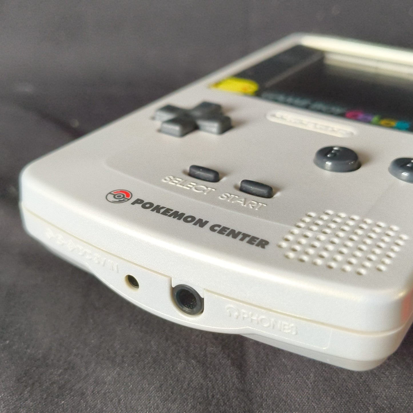 JUNK, Broken, Gameboy Color Pokemon Center Limited Edition silver console set - Hakushin Retro Game shop