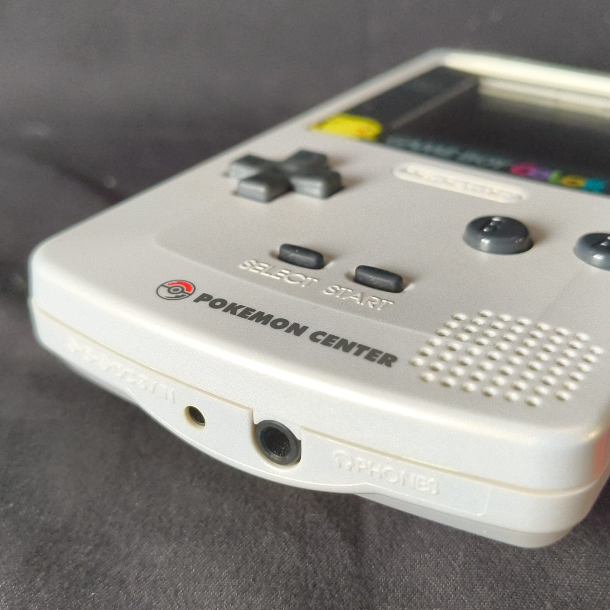 JUNK, Broken, Gameboy Color Pokemon Center Limited Edition silver console set - Hakushin Retro Game shop