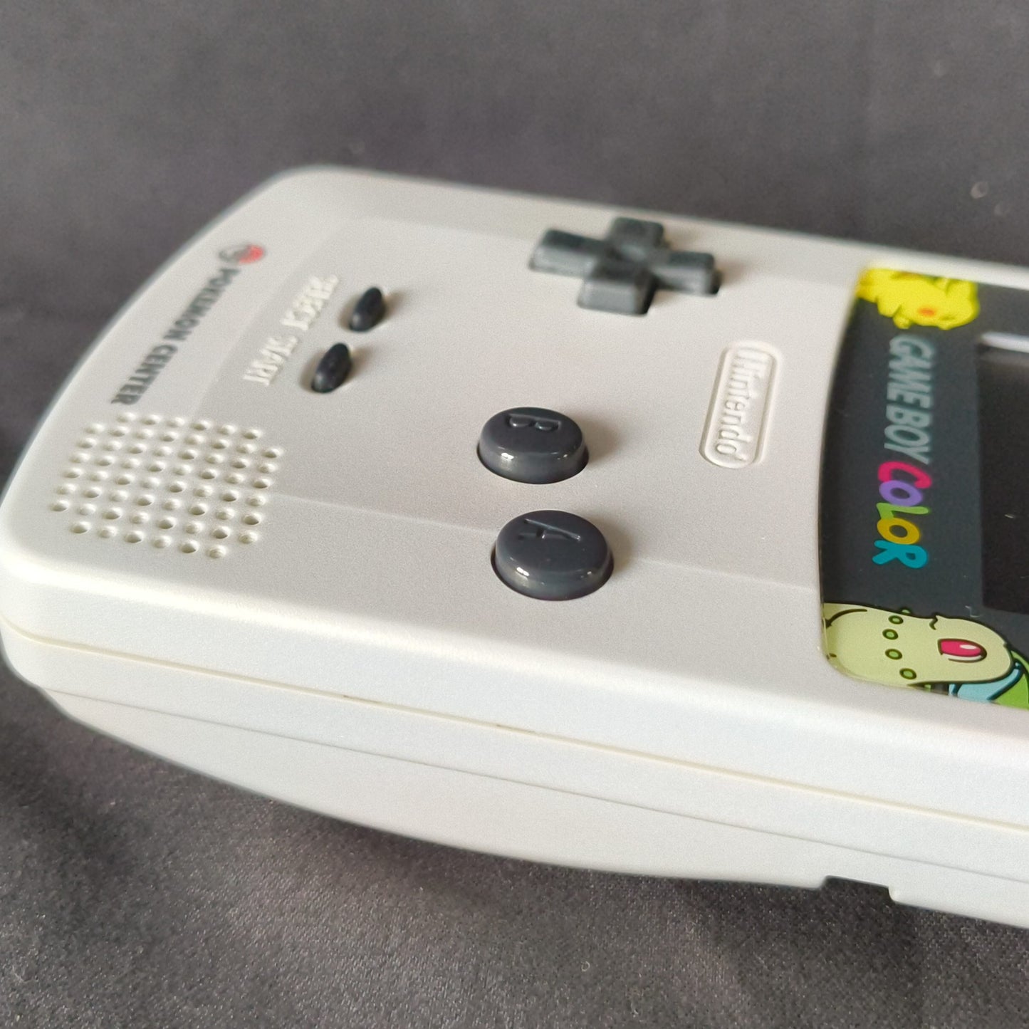 JUNK, Broken, Gameboy Color Pokemon Center Limited Edition silver console set - Hakushin Retro Game shop