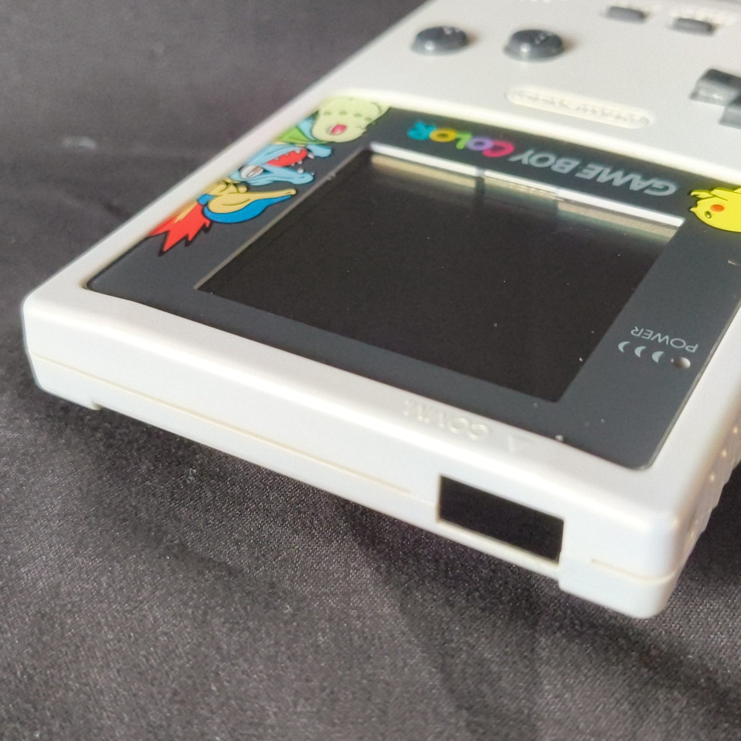 JUNK, Broken, Gameboy Color Pokemon Center Limited Edition silver console set - Hakushin Retro Game shop