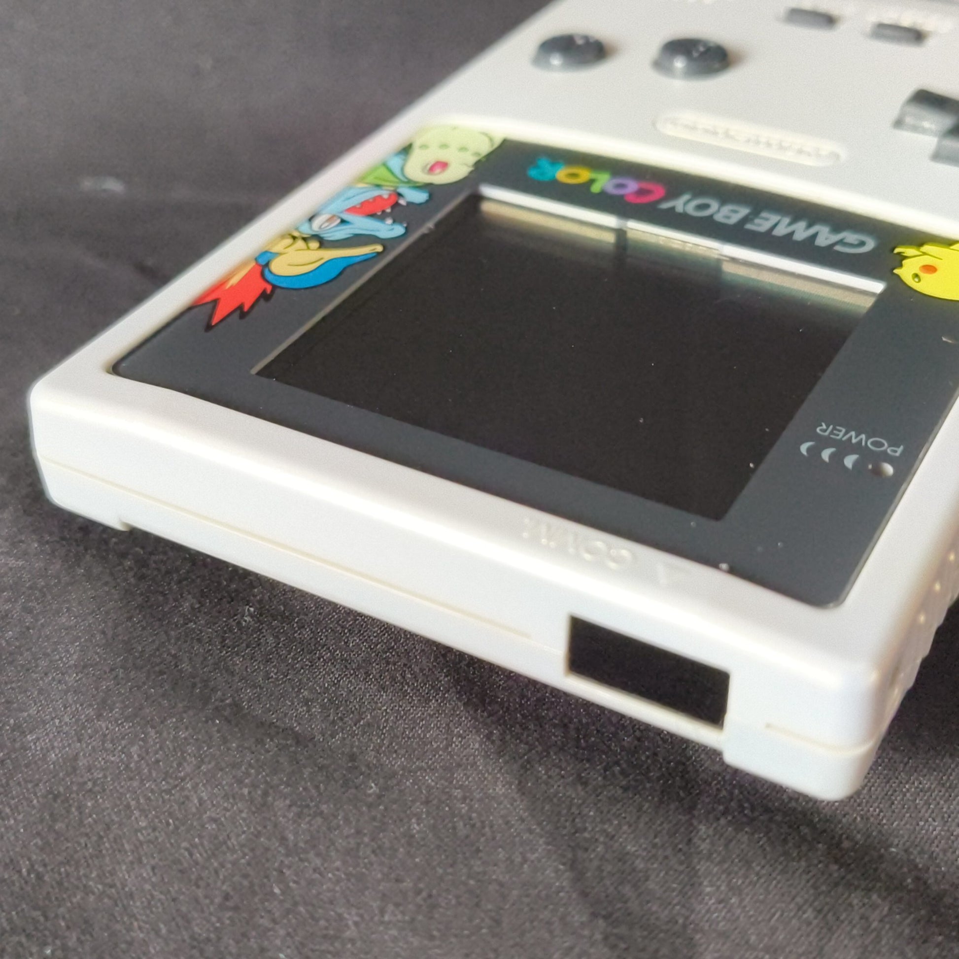 JUNK, Broken, Gameboy Color Pokemon Center Limited Edition silver console set - Hakushin Retro Game shop