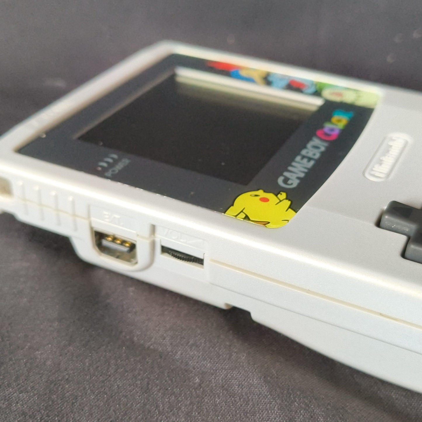 JUNK, Broken, Gameboy Color Pokemon Center Limited Edition silver console set