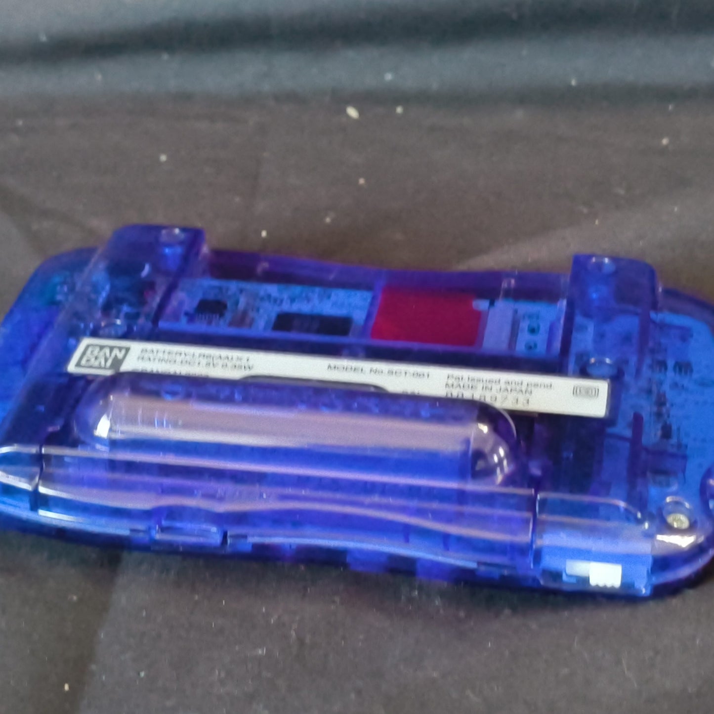 Defective Wonder Swan Crystal Clear blue BANDAI WSC Handheld Console-h1006-