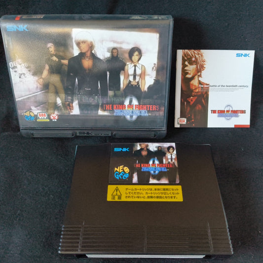 KOF2000 THE KING OF FIGHTERS 2000 SNK NEO GEO AES Cartridge, w/Manual, Box, set