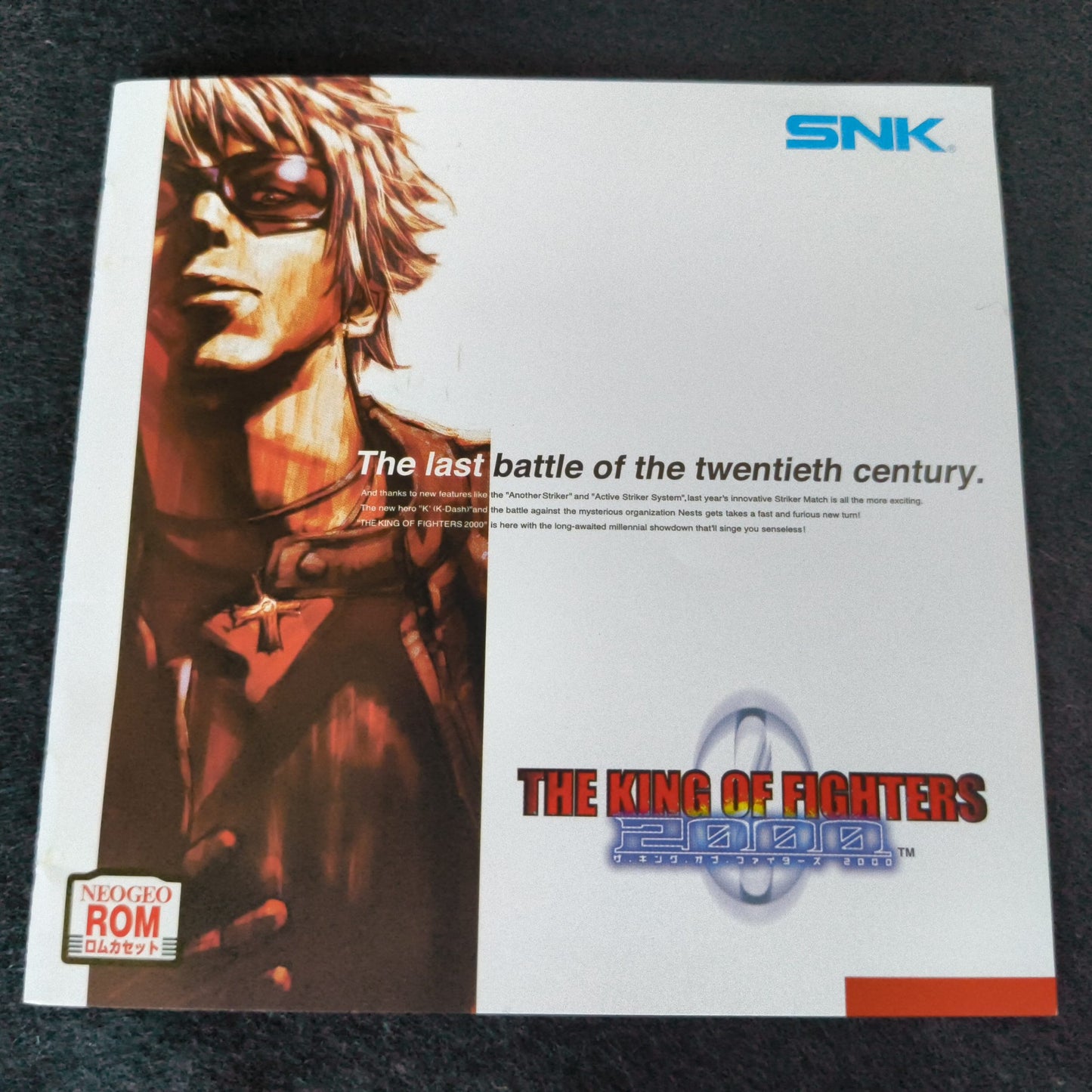 KOF2000 THE KING OF FIGHTERS 2000 SNK NEO GEO AES Cartridge, w/Manual, Box, set