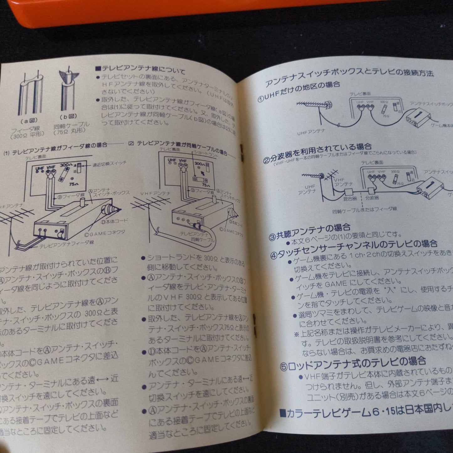 Nintendo TV GAME 15 (CTG-15V) console system, Manual and Box set. Working-h1010-