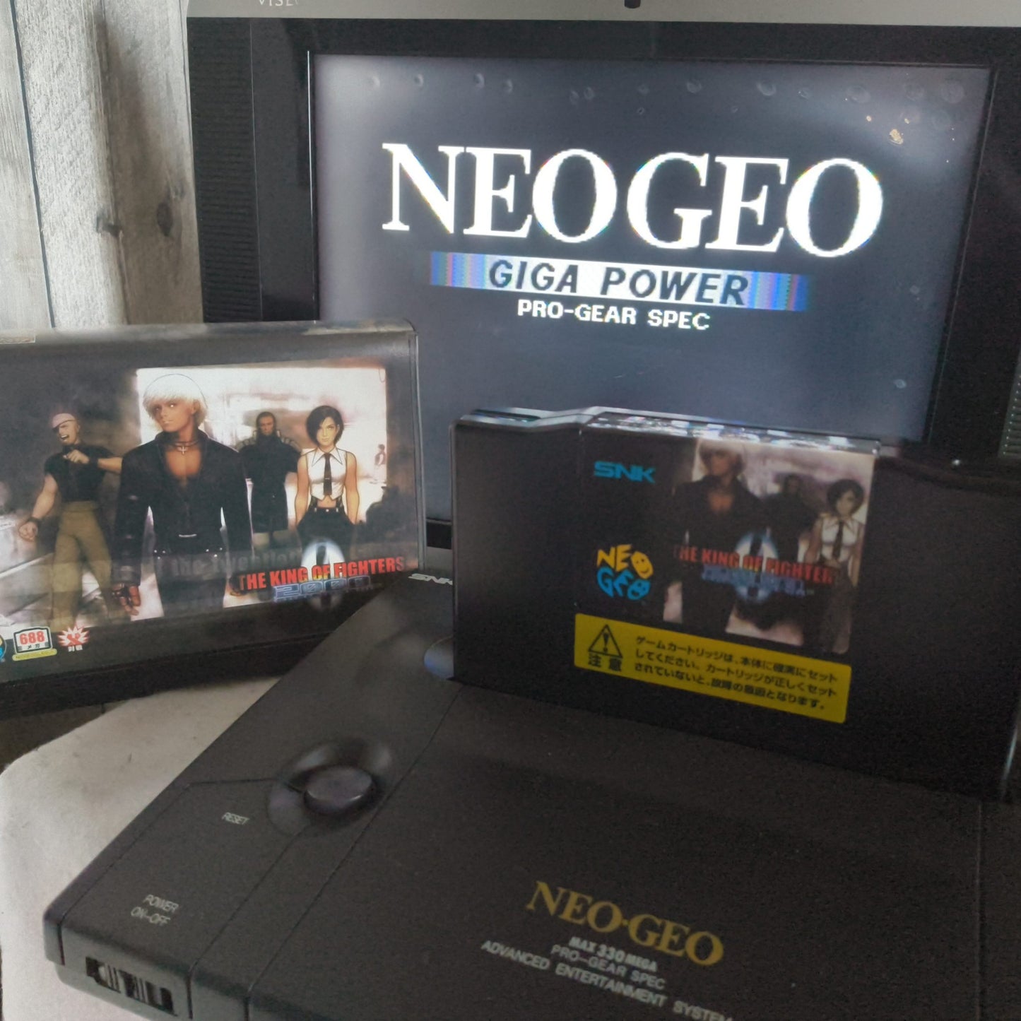 KOF2000 THE KING OF FIGHTERS 2000 SNK NEO GEO AES Cartridge, w/Manual, Box, set