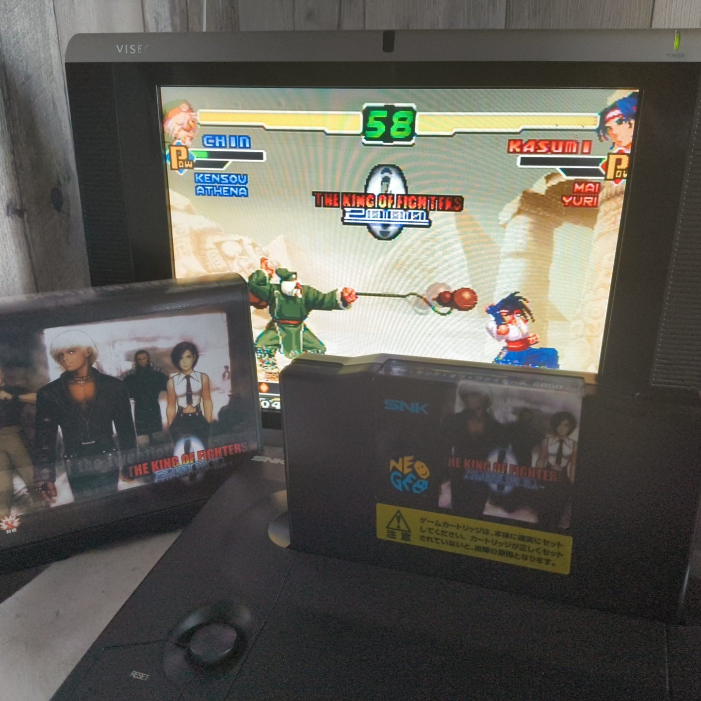 KOF2000 THE KING OF FIGHTERS 2000 SNK NEO GEO AES Cartridge, w/Manual, Box, set