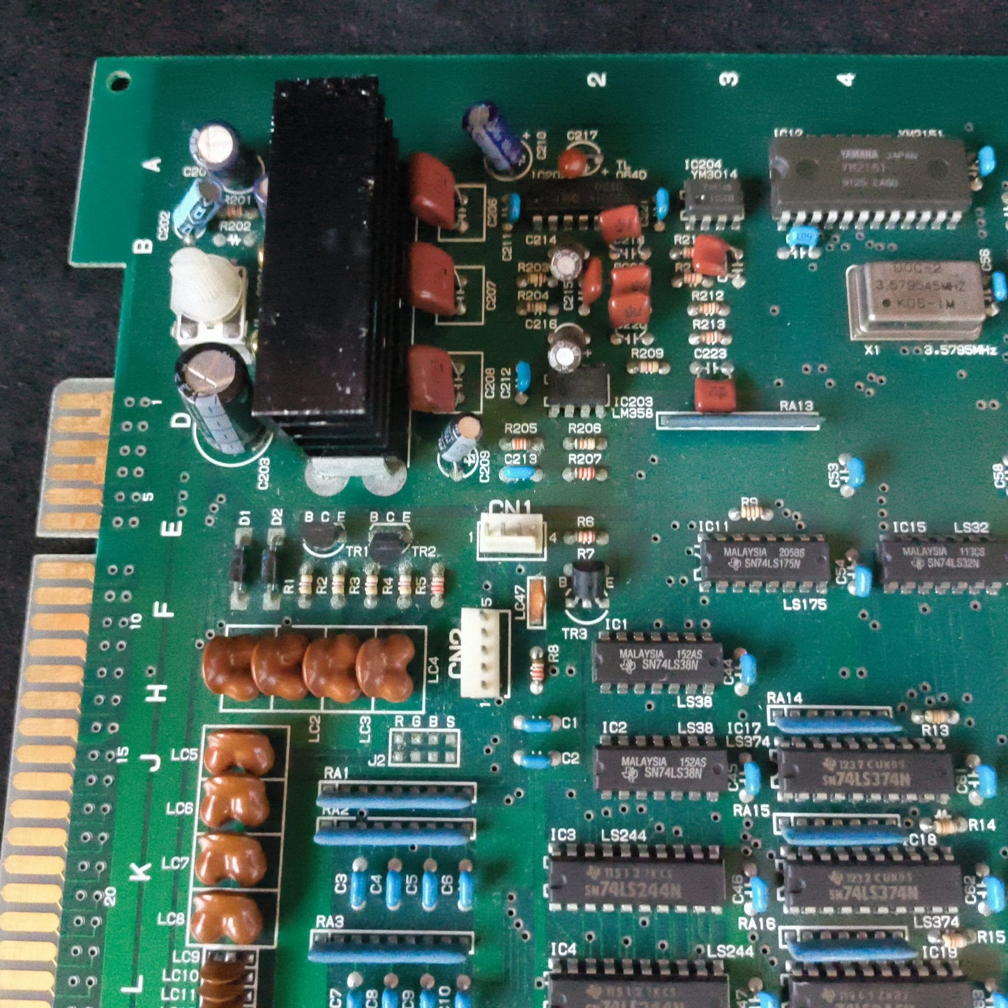 BOMBER MAN WORLD Dyna Blaster IREM PCB Arcard JAMMA Board, Original, Japan-h1015