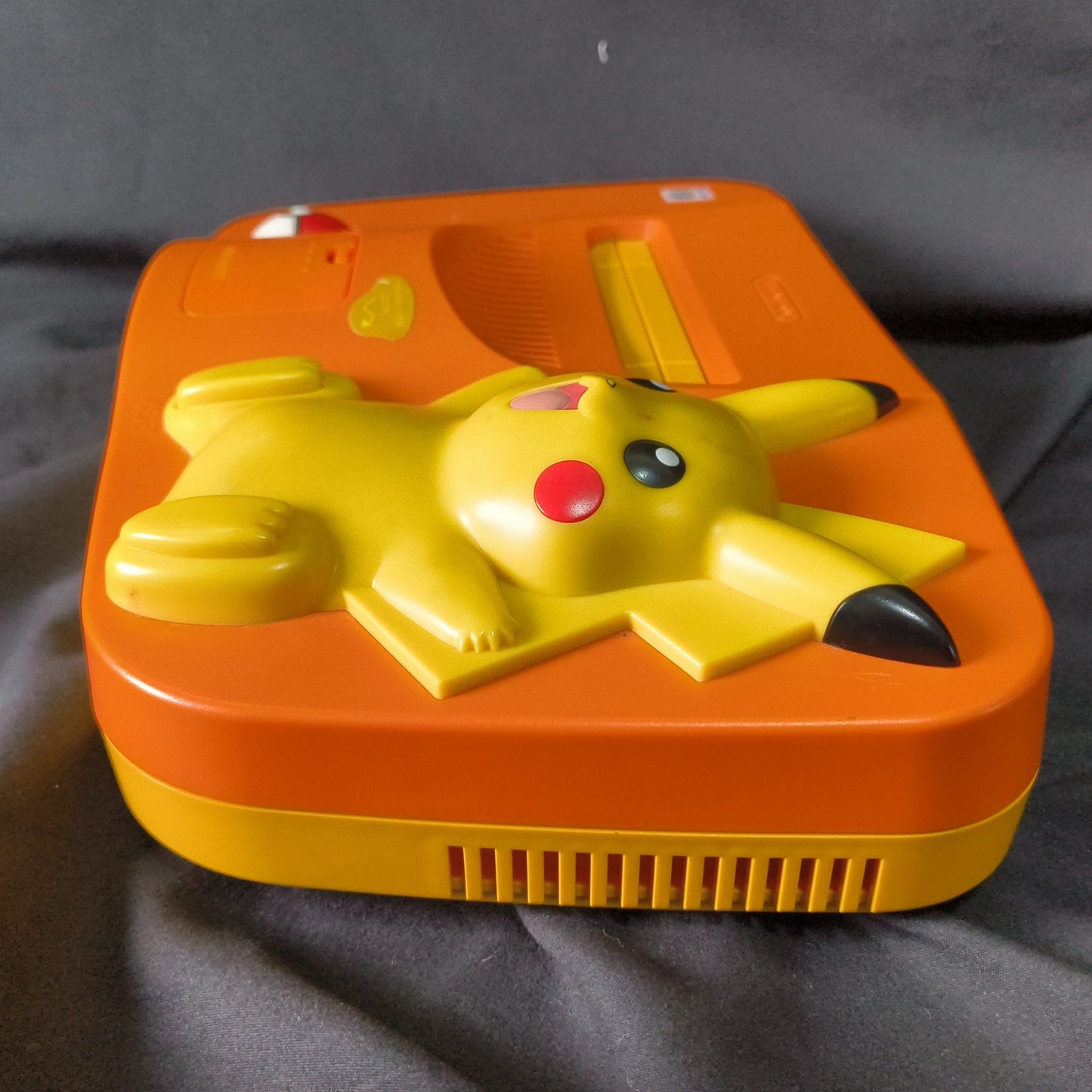 Nintendo64 Pokemon Pikachu limited Orange Color Console,Pad,PSU set tested-h1020