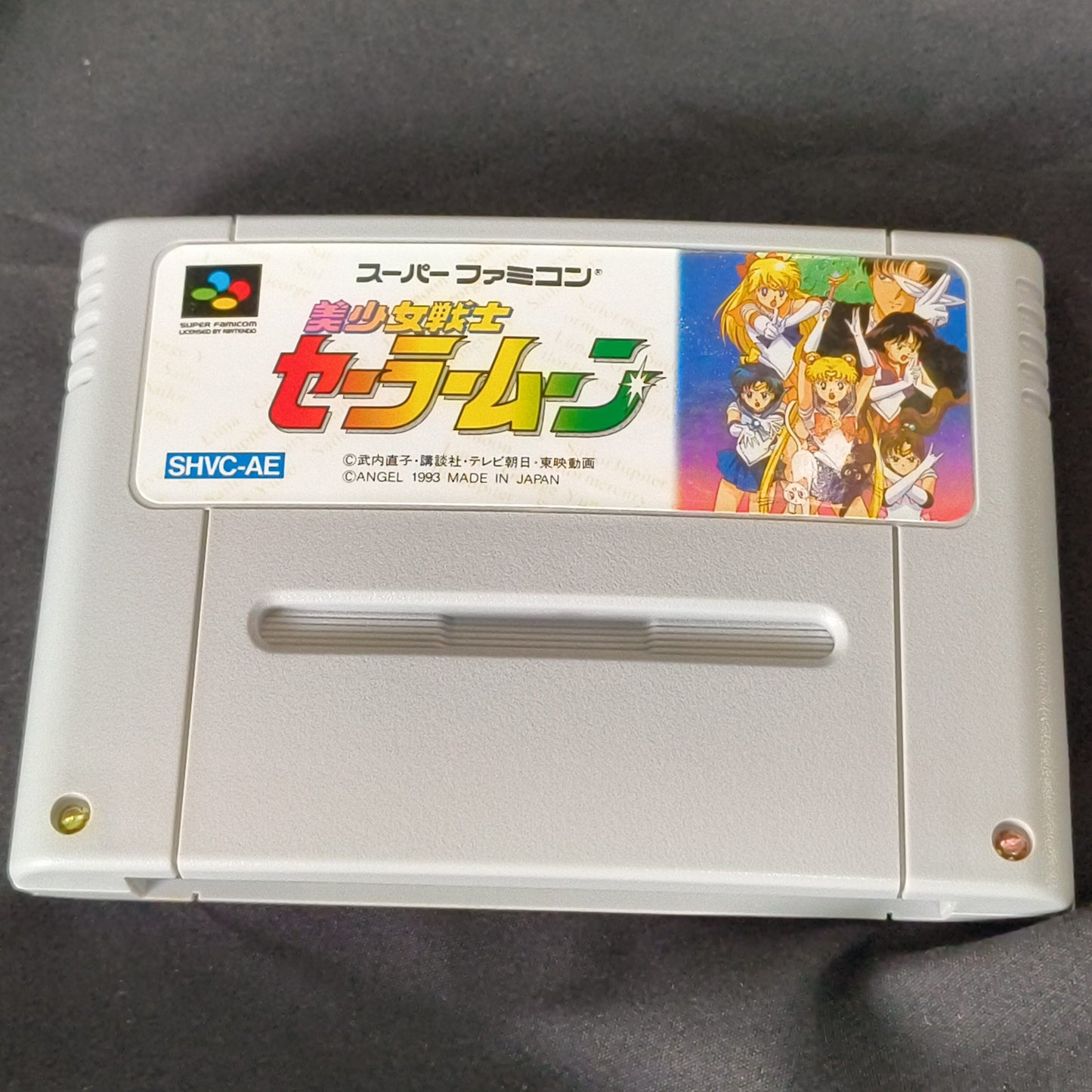 Sailor Moon Super Famicom SNES/SFC w/Manual, Box set, Working, Japan-h1020-