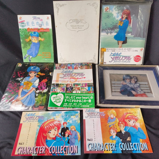 Huge Lot Set Konami TOKIMEKI MEMORIAL PS/SS/PC Games & Collectibles set, Japan