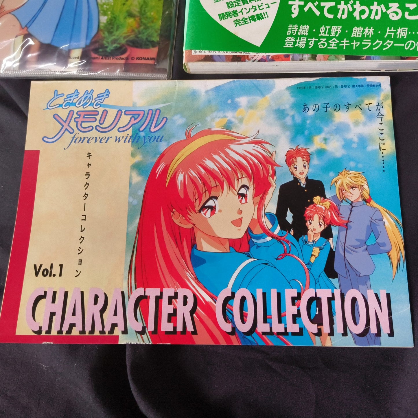 Huge Lot Set Konami TOKIMEKI MEMORIAL PS/SS/PC Games & Collectibles set, Japan