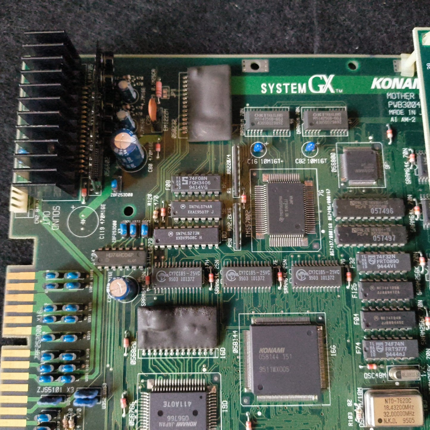Konami System GX Arcade Board Set SALAMANDER 2 PCB Game Tested Working Japan