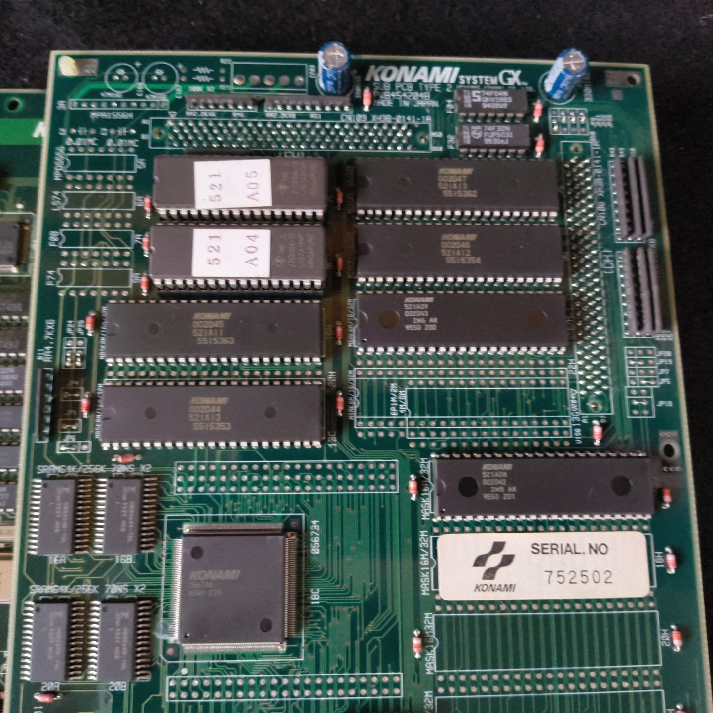 Konami System GX Arcade Board Set SALAMANDER 2 PCB Game Tested Working Japan