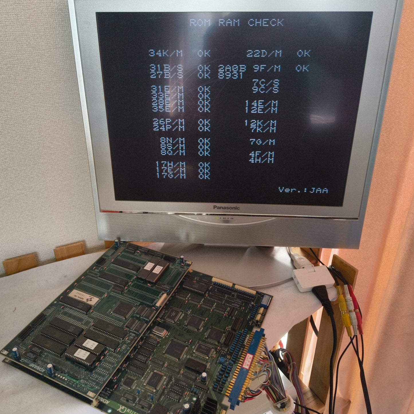 Konami System GX Arcade Board Set SALAMANDER 2 PCB Game Tested Working Japan